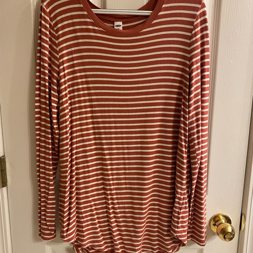 Striped long sleeve shirt